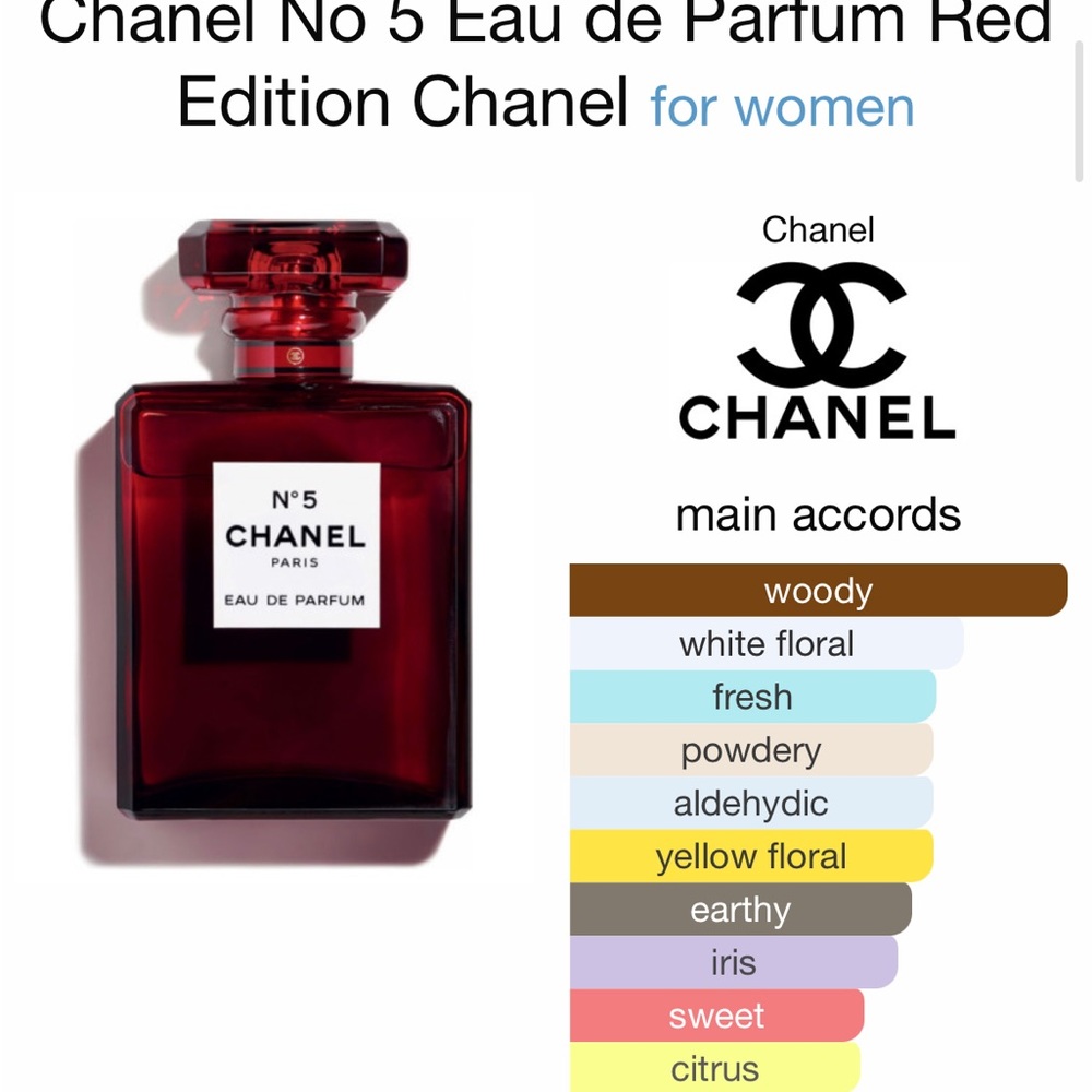 Authentic Chanel no 5 red edp 100ml limited edition.